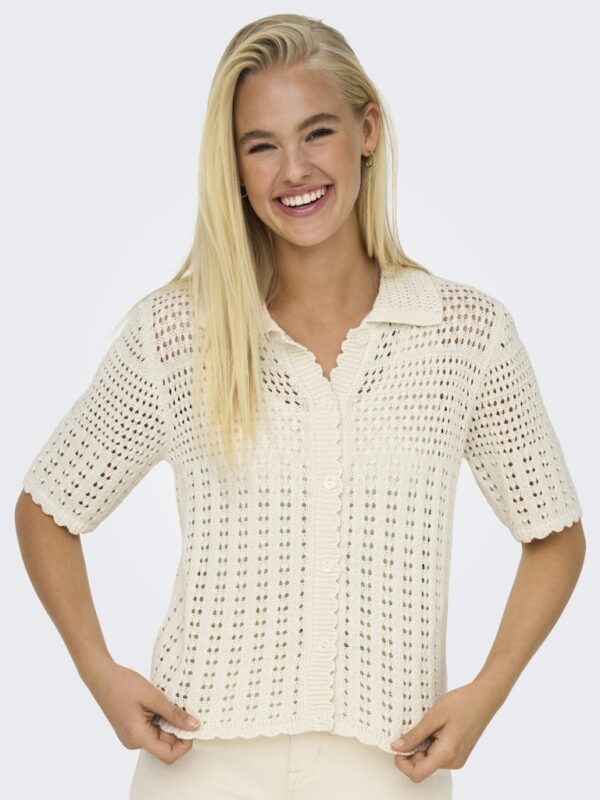 JDYROBIN 2/4 COLLAR CARDIGAN KNT