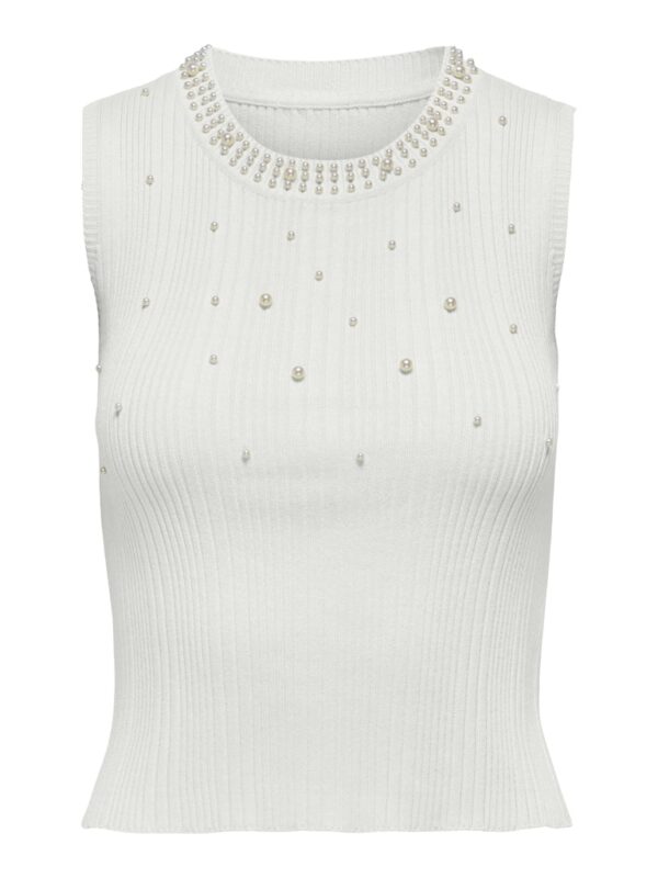 ONLMEG SL PEARL O-NECK EX KNT