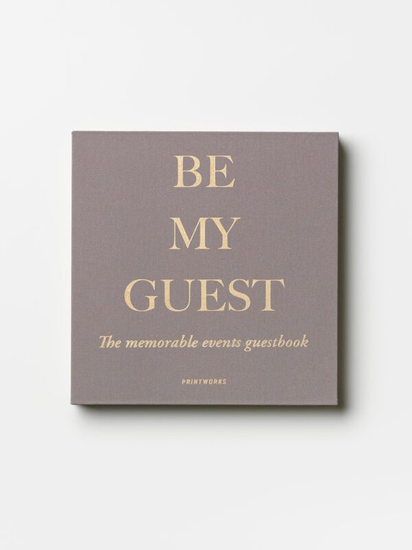 Guest Book - Beige/Yellow