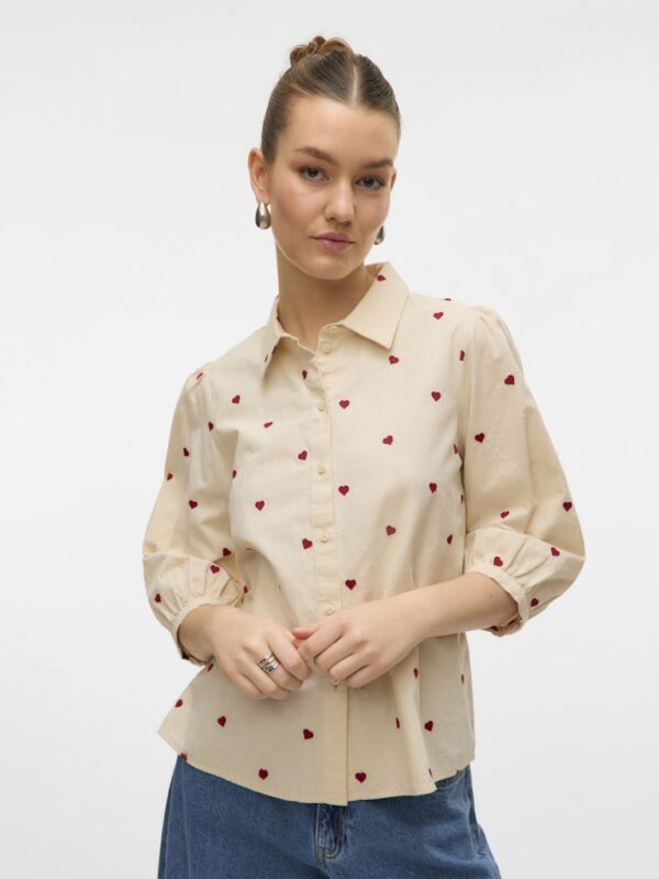 VMFEAT 3/4 SHIRT WVN BTQ GA