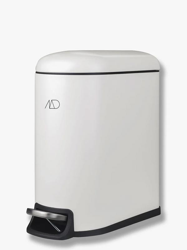 MINI-WALTHER pedal bin, 5 l. Off-White