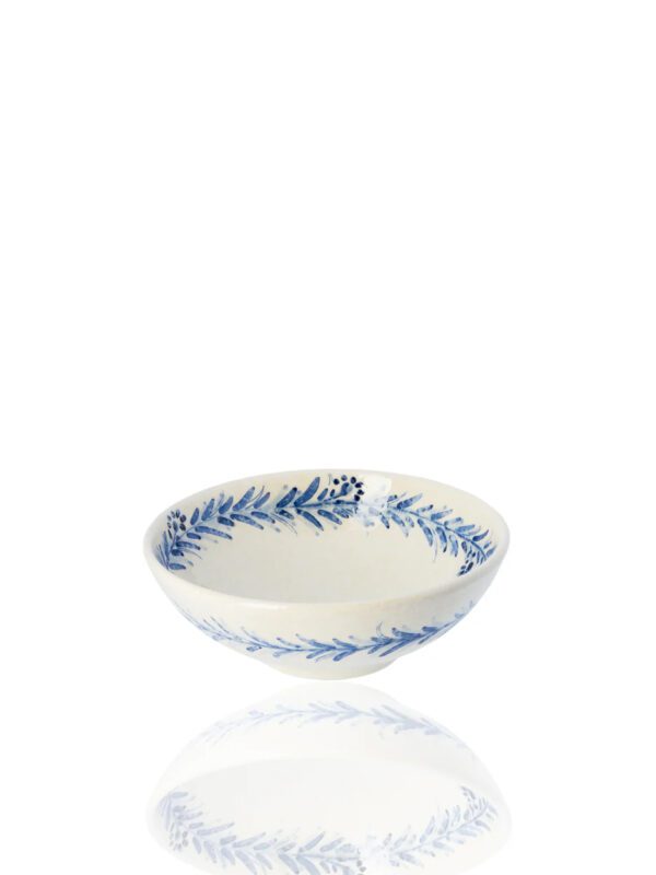 Floral Wide Bowl - Floral Blue