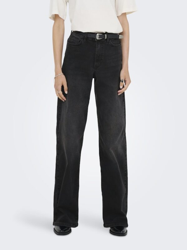 JDYFELINA-FINA HW WIDE BLK JEANSDNM