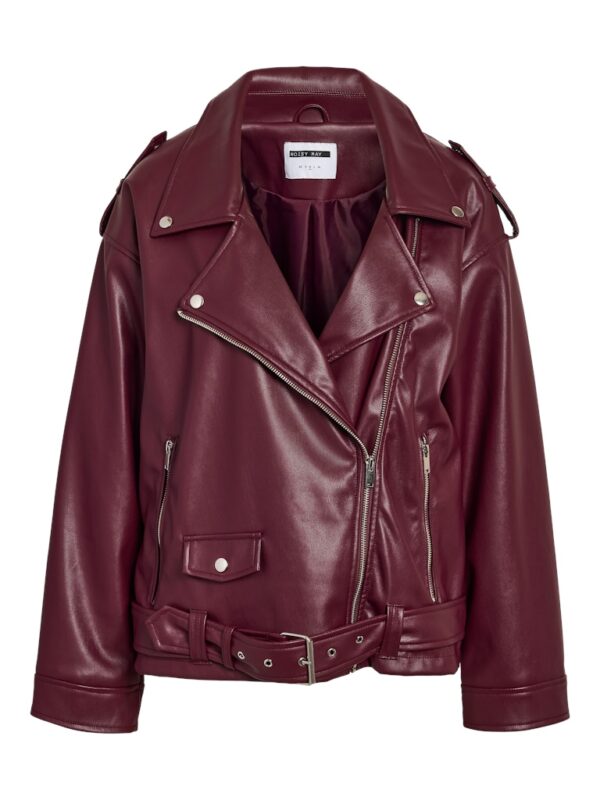 NMESTA PAULINA PU L/S BIKER JACKET