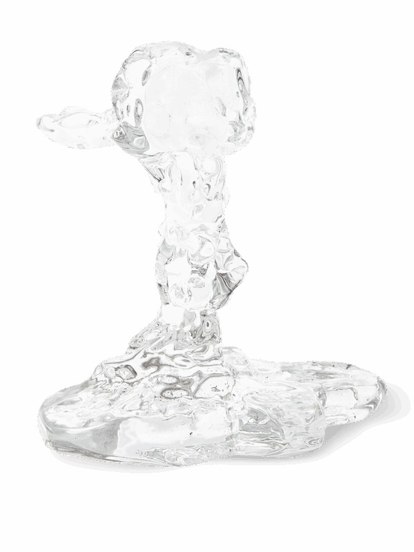 Drip candle holder glass S - Image 3