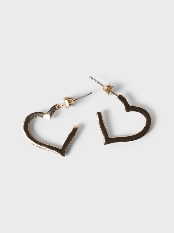 NLFRALLY HEART SMALL HOOPS