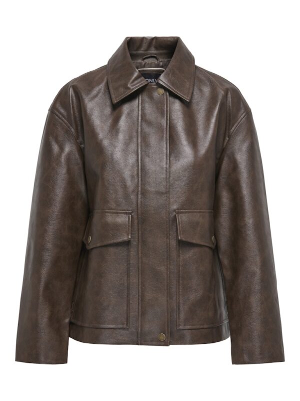ONLJASMIN FAUX LEATHER JACKET CC OTW