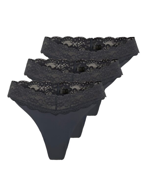 ONLCHLOE LACE S.S THONG 3-PACK ACC