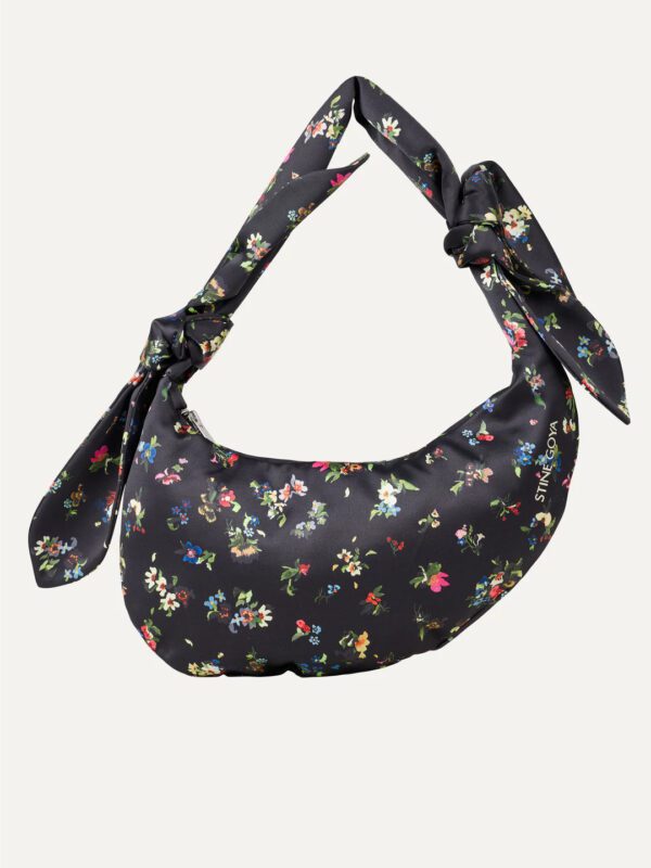 2314 Knotted Satchel, Satin Knotted Satchel