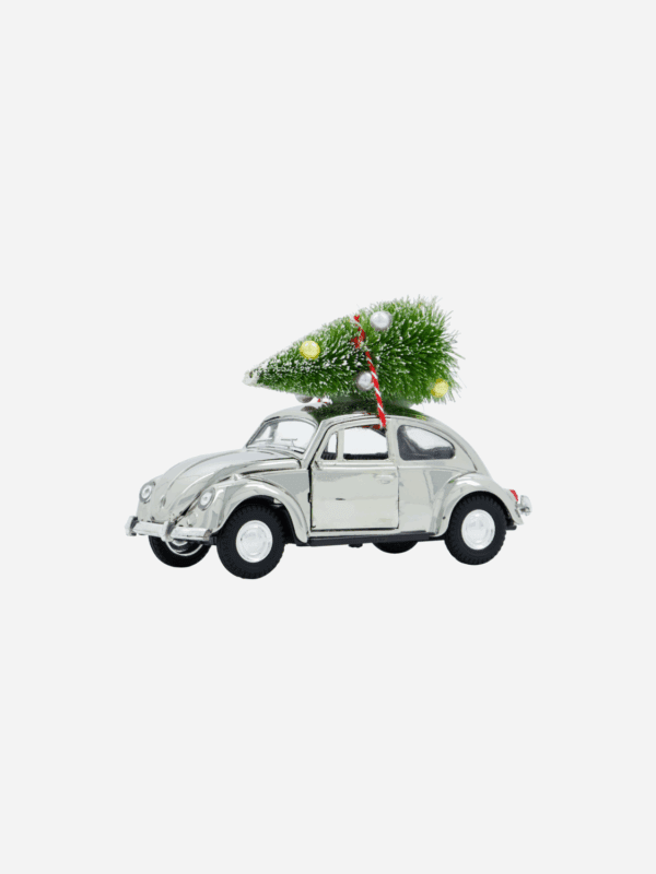 Decoration, HDXmas car, Silver