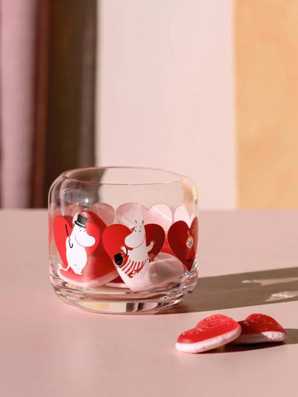 Mumitroldene lysestage Hjerte 8cm