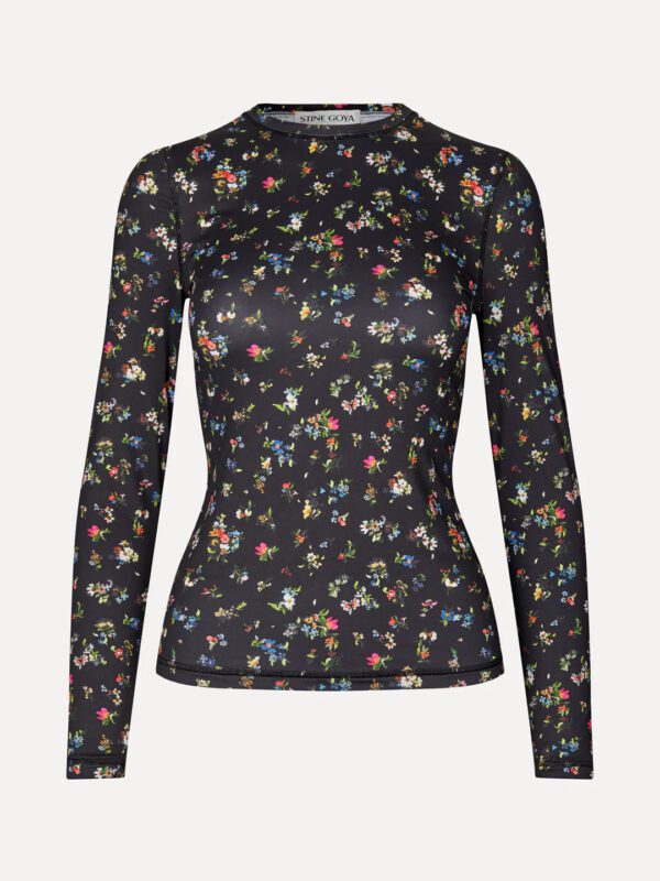 2244 Stocking Jersey, Elastic Long Sleeve Top