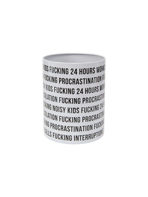 Vaso 'Fucking Home Office' Blanco