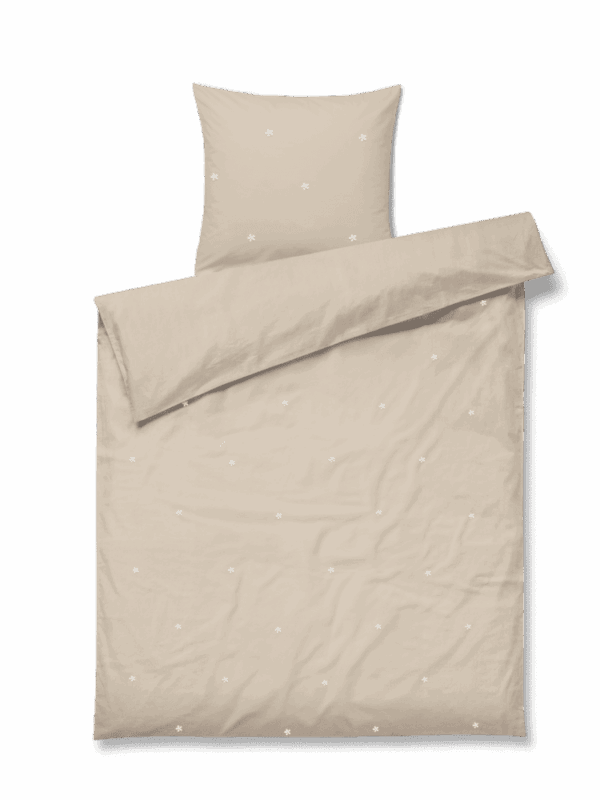 Daisy Sengetøj Junior 100x140 sand/hvid