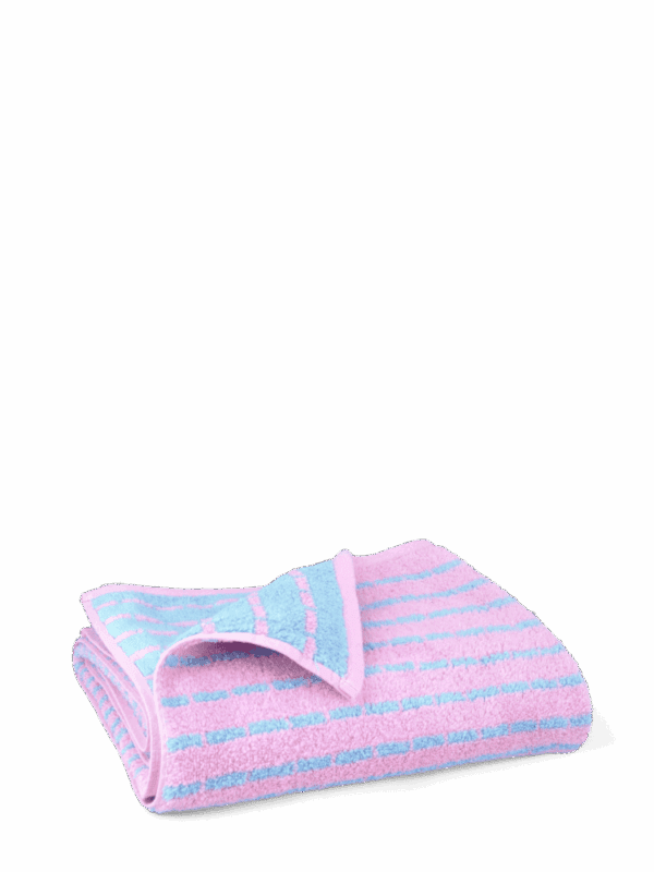 Nuance Håndklæde 70x140 lys blå/rosa