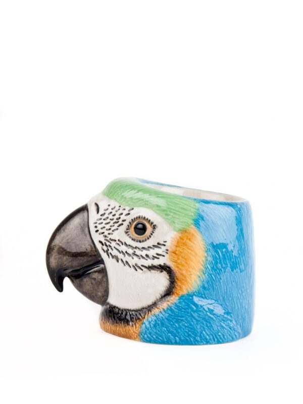 Macaw face egg cup