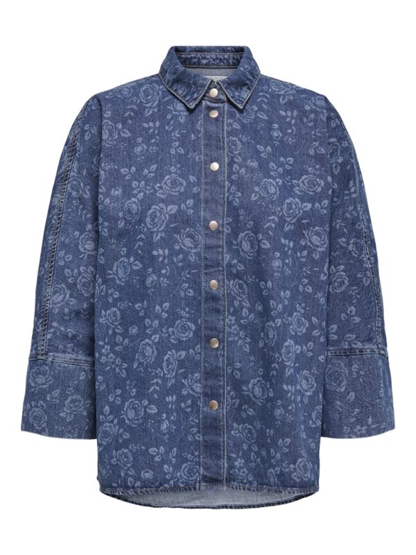 ONLGRACE 3/4 SHIRT ROSE AOP DNM PIM