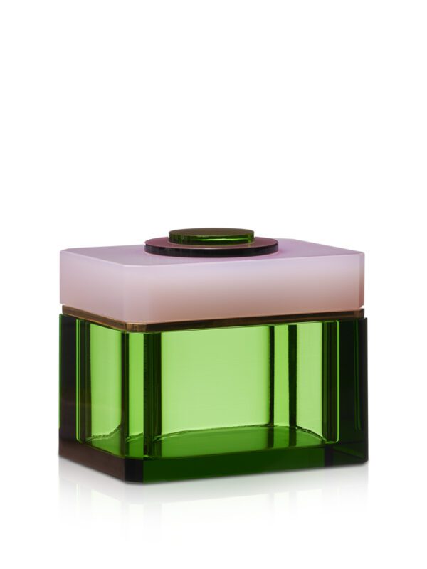 GREEN EYE TRINKET, Green/Purple/Blush