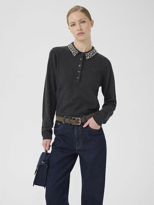 GZmanzi deco polo pullover