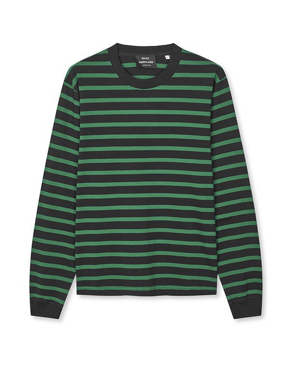 Cotton Jersey Stripe Frode Tee LS