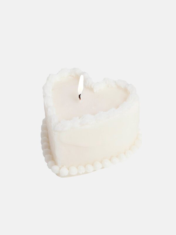 3D Candle, S, Sweetie, White