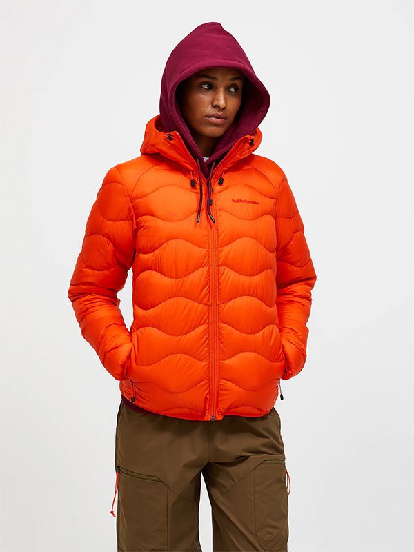 W Helium Down Hood Jacket-SOLAR BURST