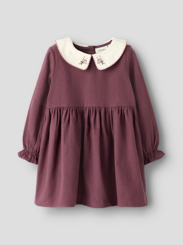 NMFREBEL LS DRESS SOLID LIL