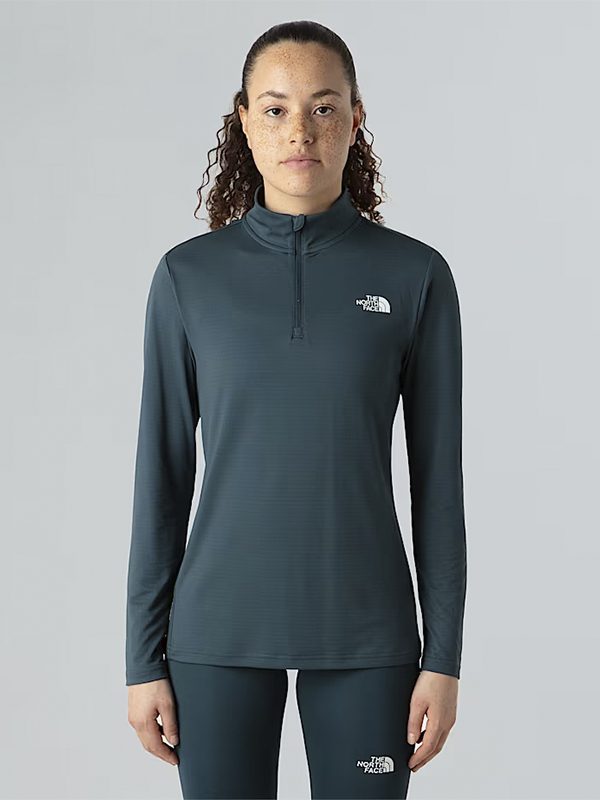 W FLEX 1/4 ZIP TEE SLIM