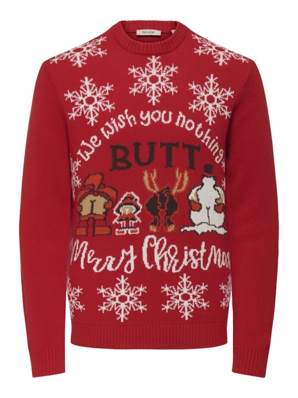 ONSX-MAX SNOW REG CREW KNIT