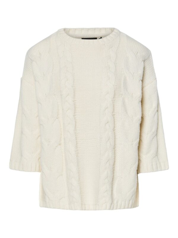 PCMOBY 6/8 O-NECK OVERSIZE KNIT BC