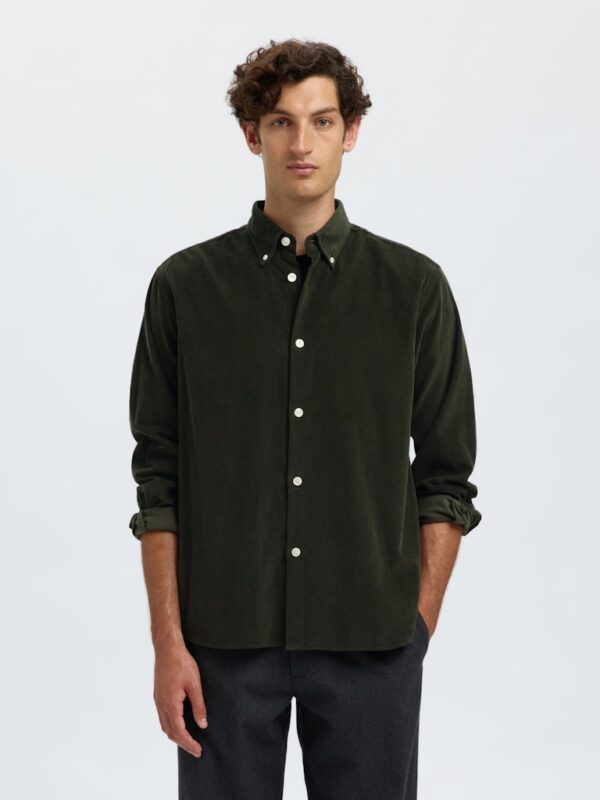 SLHREGDANNI CORD BD LS SHIRT