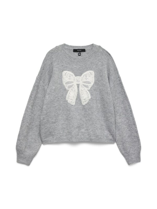 VMIVORY LS O-NECK BOW PULLOVER LCS