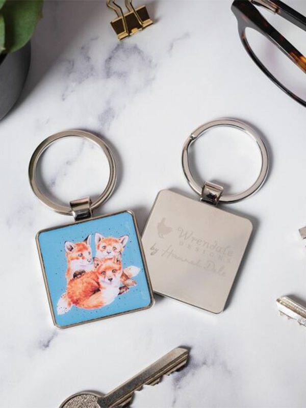Fox Keyring - Snug as a Cub