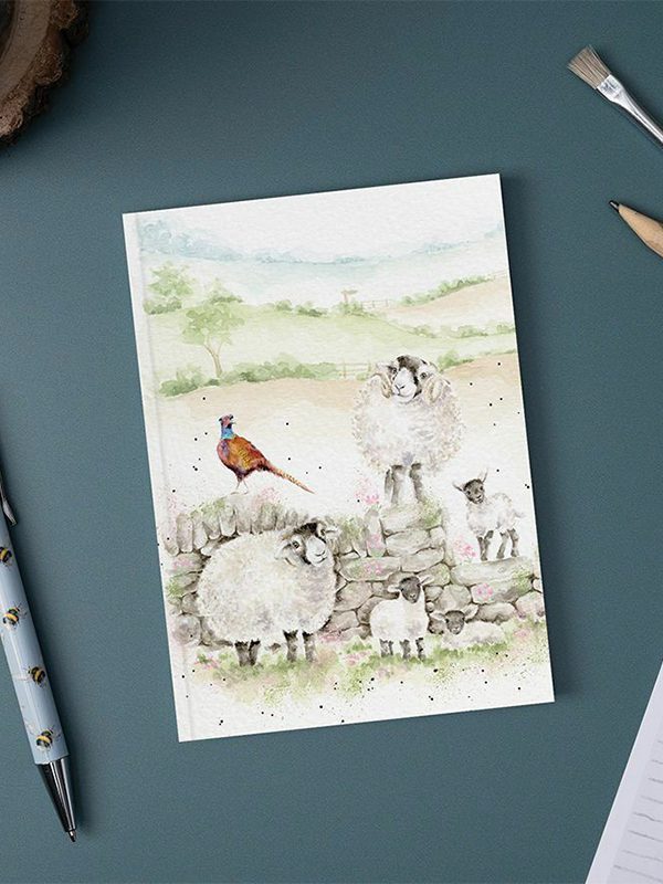A6 Sheep Notebook - New Pastures