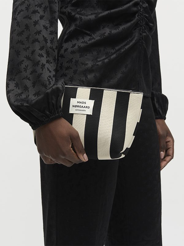 Knit Stripe Hof Make-Up Bag