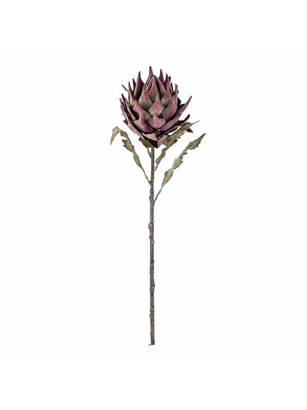 Protea Stem, Purple, Artificial Flowers