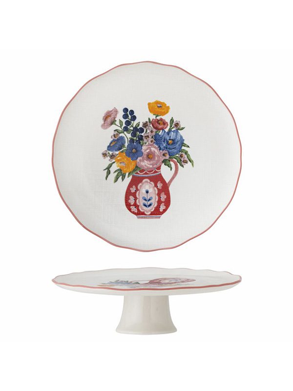 Dorothy Cake Tray, Rose