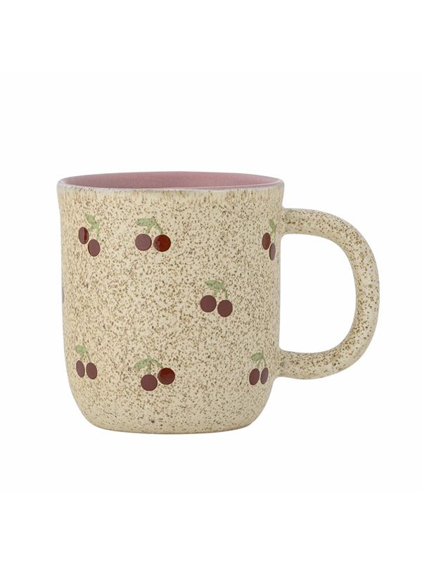Cherry Cup, Rose, Stoneware