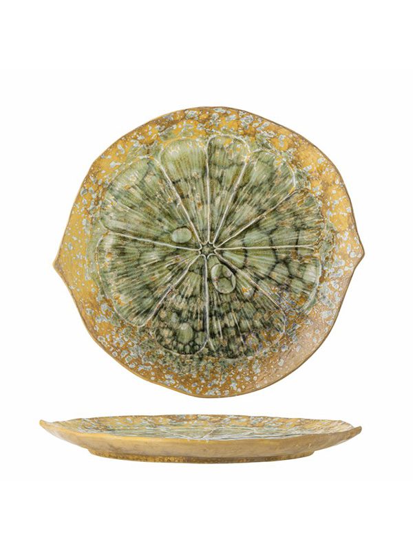 Milani Serving Plate, Green, Stoneware