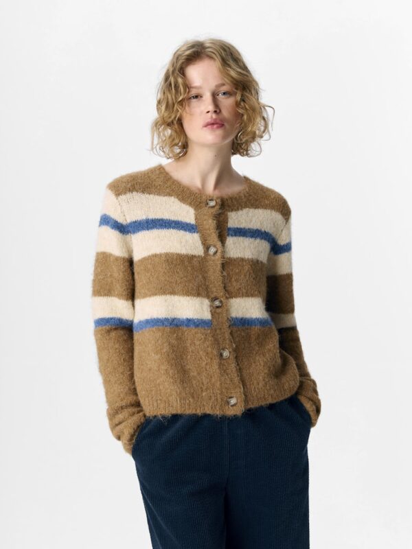 OBJGALIA L/S RE KNIT CARDIGAN