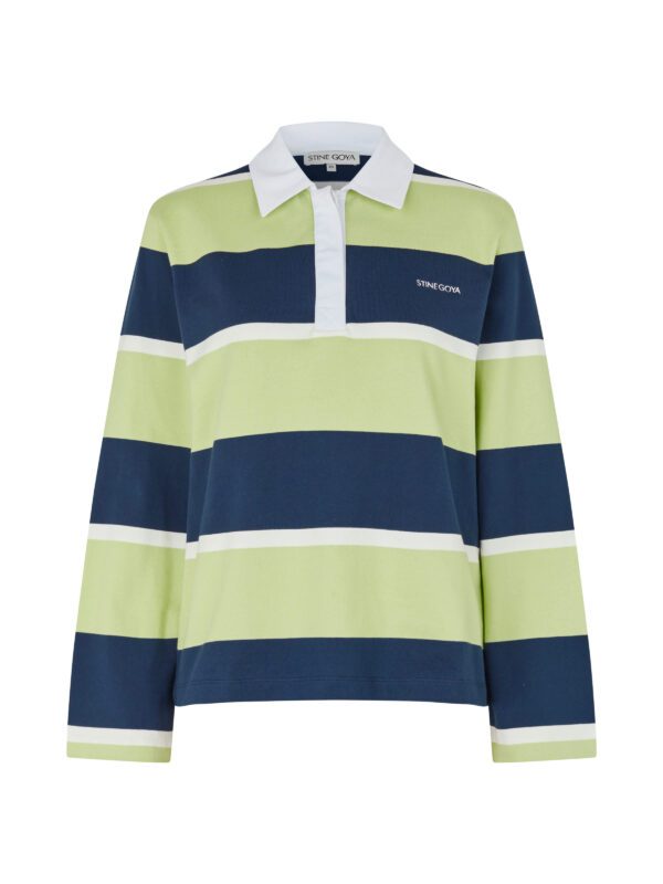 2457 Polo Long Sleeve Top