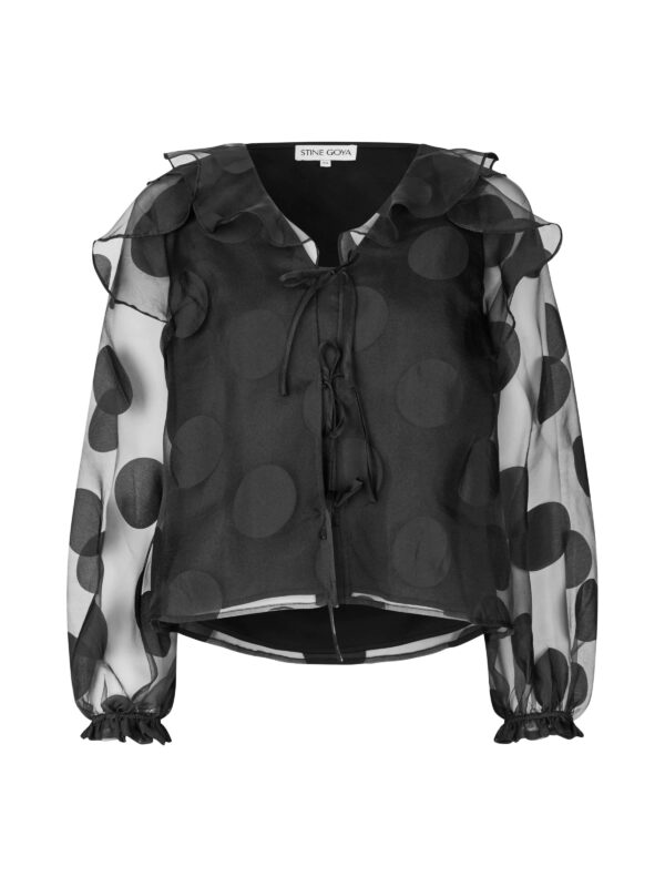 2460 Multi Ruffle Raglan Top