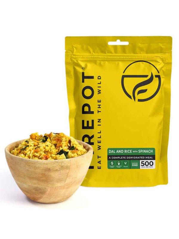 Dhal og Ris med Spinat