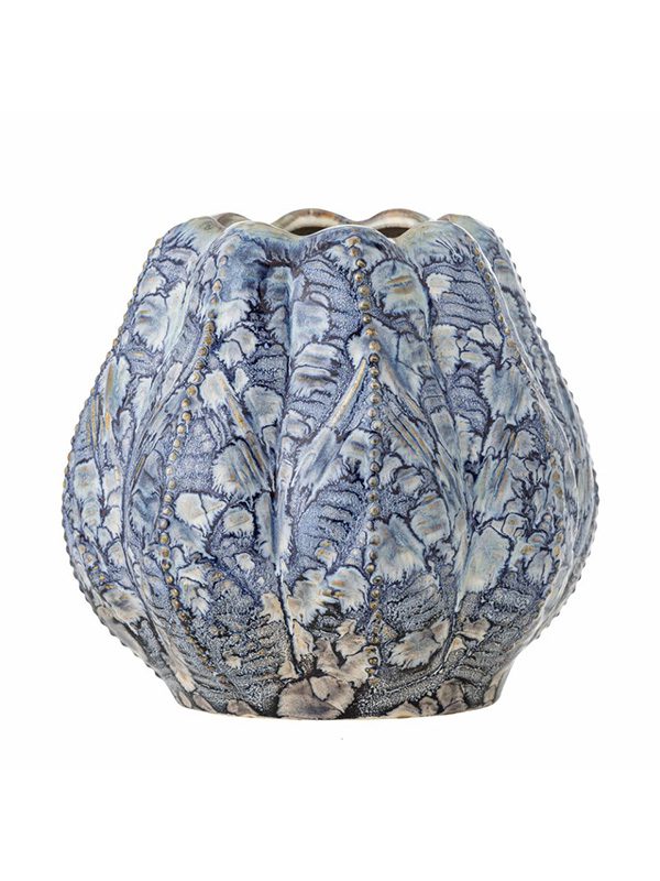 Hetty Vase, Blue, Stoneware