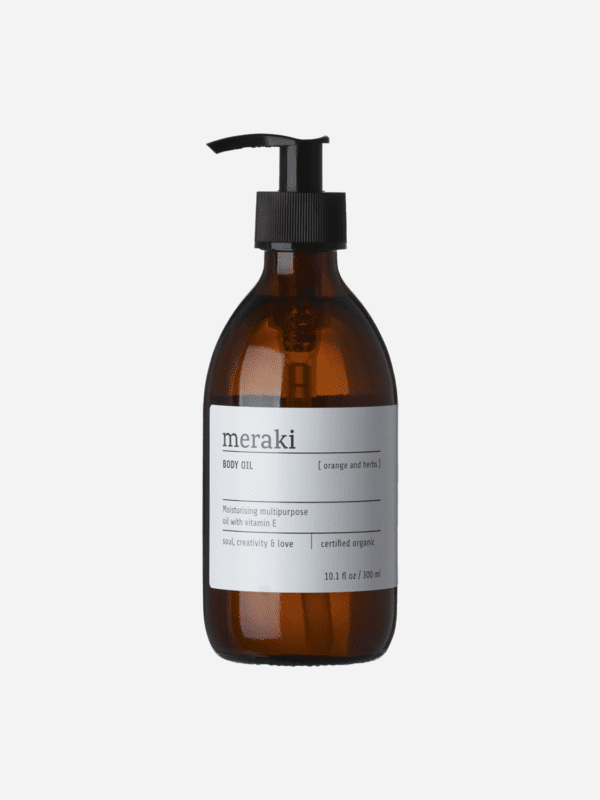 Body oil, Orange & herbs, 300 ml