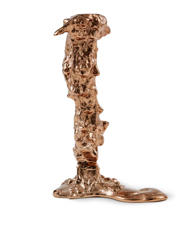 Drip candle holder rose gold L