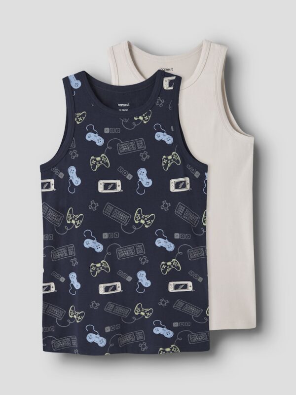 NKMTANK TOP 2P NAVY GAMER NOOS