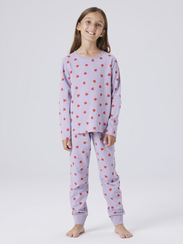 NKFNIGHTSET LAVENDER HEARTS NO