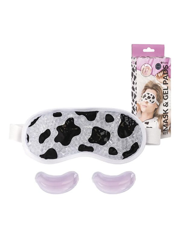 Kit antifaz y parches ojos “Vaca”