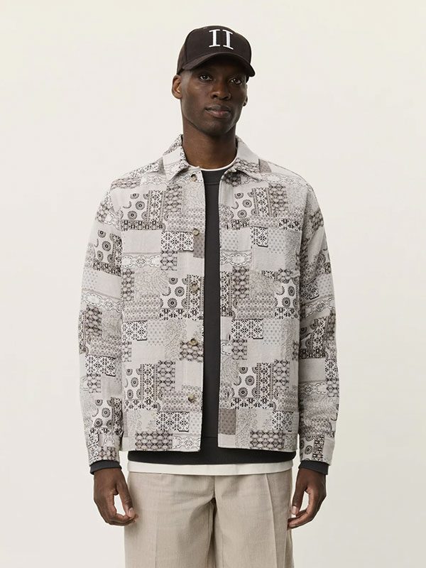 Layton Patchwork Jacquard Overshirt